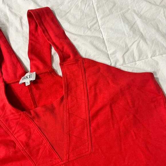 BKE Red jumpsuit / romper - Picture 8 of 9